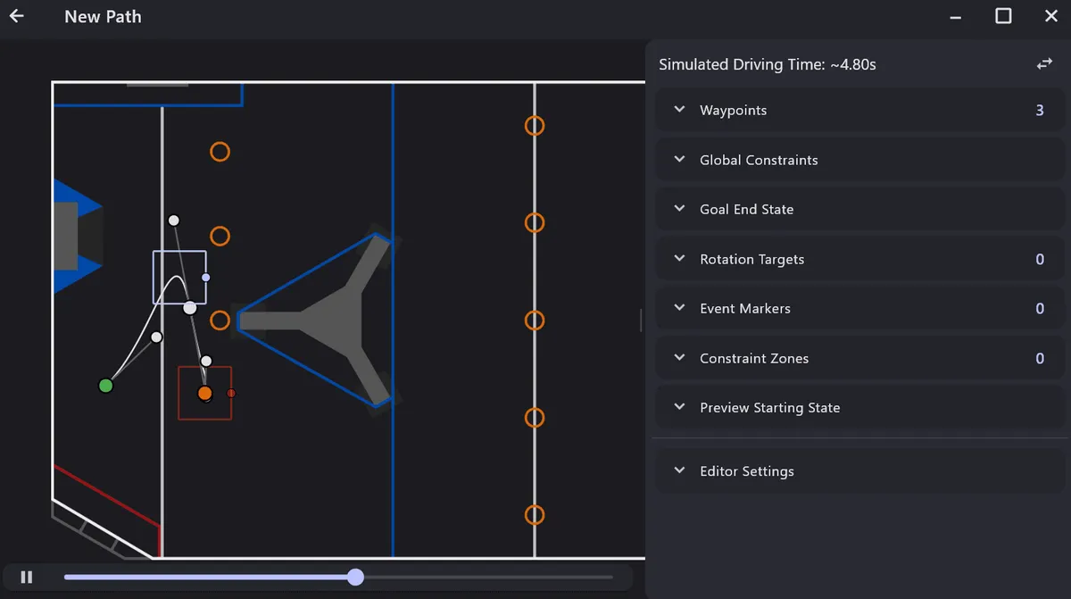 Making paths with PathPlanner